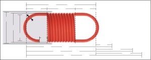 Zugfeder 44mm (OE) für Dautel