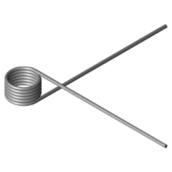 Obrázek produktu - Zkrutné pružiny T-16043L