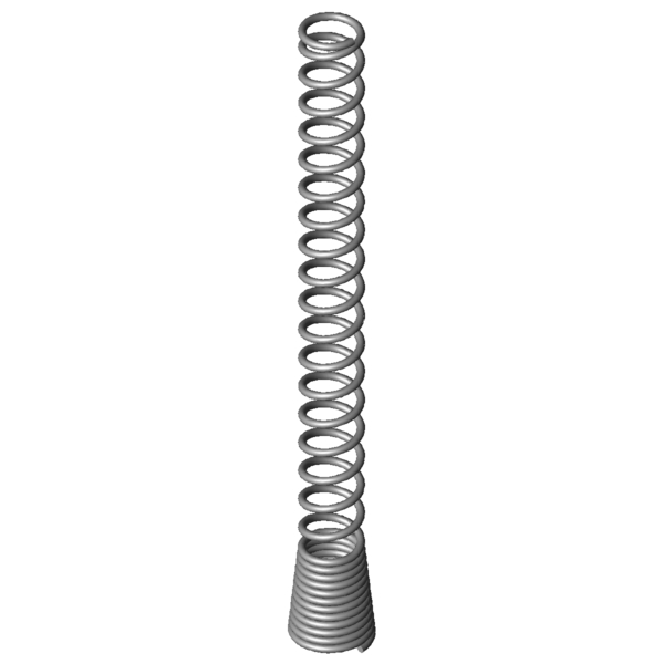Imagem CAD Espiral de protecção de cabo/mangueira 1440 C1440-10L