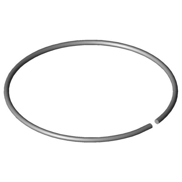 Obraz CAD Pierścienie wału C420-105