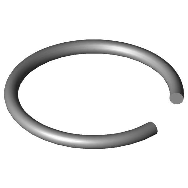 Obraz CAD Pierścienie wału C420-12