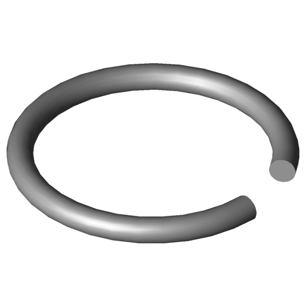 Obraz CAD Pierścienie wału C420-16