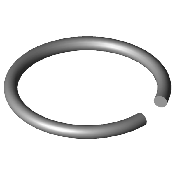 CAD obrázek Hřídelové kroužky C420-18