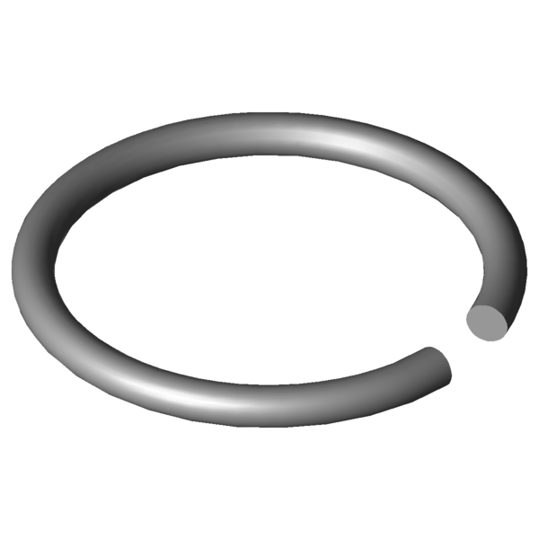 CAD obrázek Hřídelové kroužky C420-22