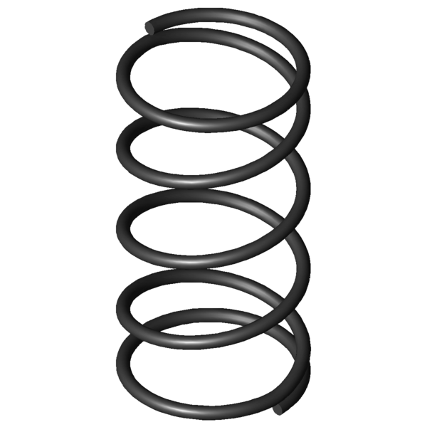 Imagem CAD Molas de compressão D-002