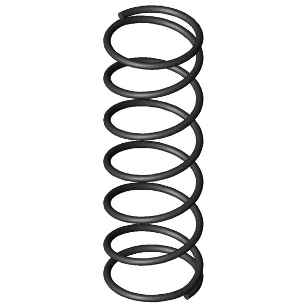 Imagem CAD Molas de compressão D-003