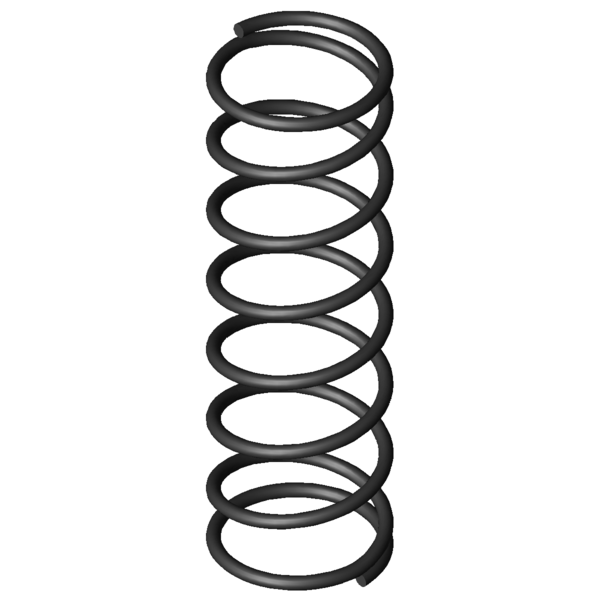 Imagem CAD Molas de compressão D-006B