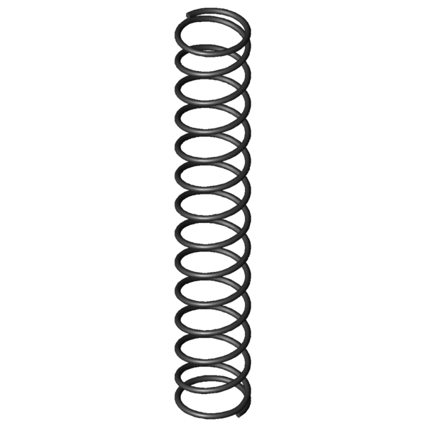 CAD image Compression springs D-006D