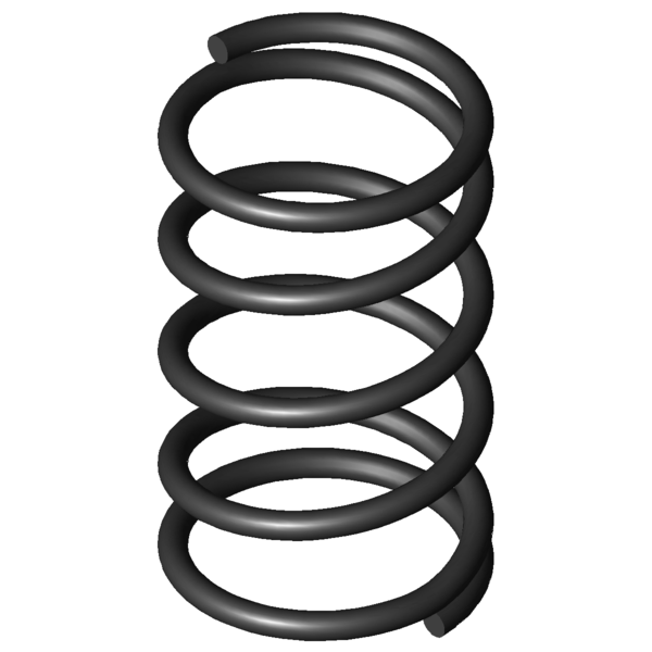 CAD image Compression springs D-007