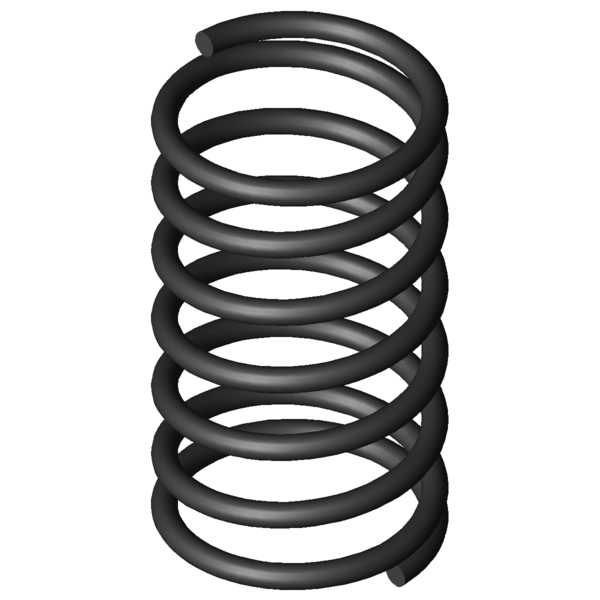 CAD image Compression springs D-007A