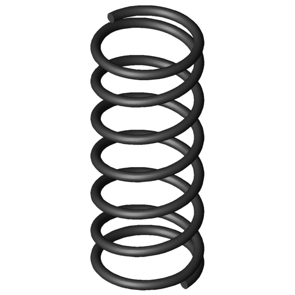 CAD image Compression springs D-008