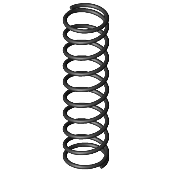 Imagem CAD Molas de compressão D-009