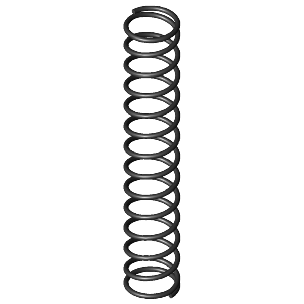 CAD image Compression springs D-010A