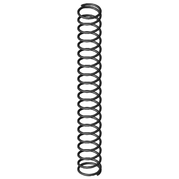 Imagem CAD Molas de compressão D-011