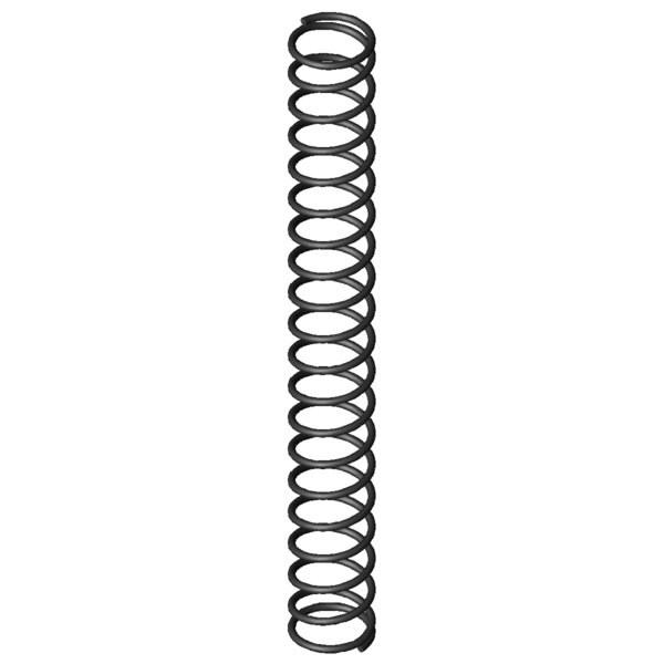 Imagem CAD Molas de compressão D-011A