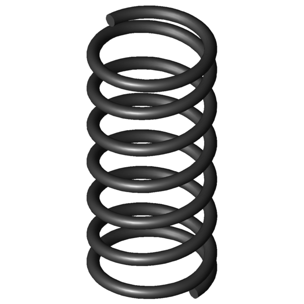 CAD image Compression springs D-011C