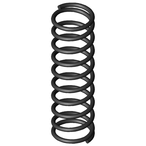 CAD image Compression springs D-011D