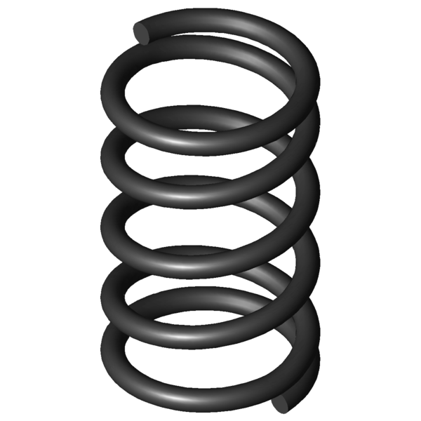 CAD image Compression springs D-011G