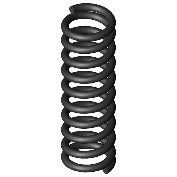 CAD image Compression springs D-011O