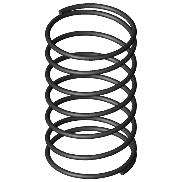 CAD image Compression springs D-011X