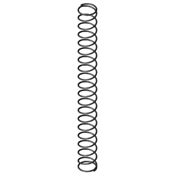 Obraz CAD Sprezyny naciskowe D-016A