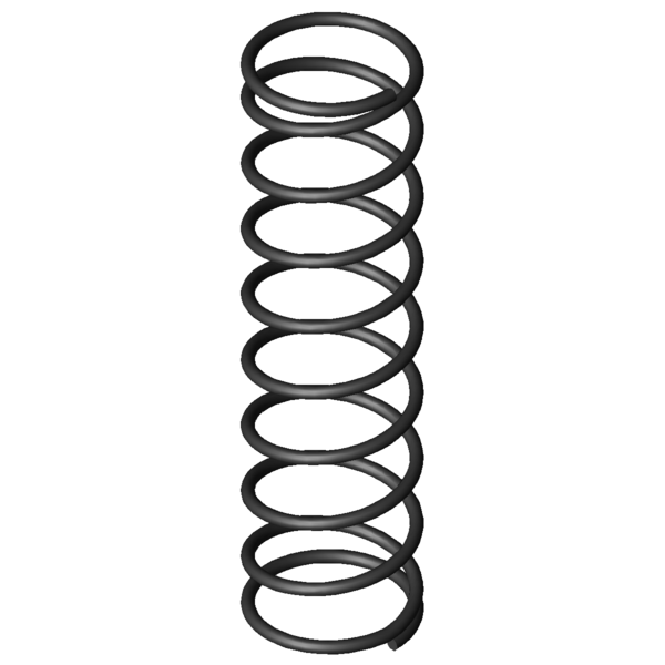 CAD-Bild Druckfedern D-016C