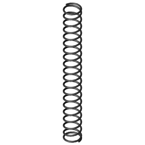 CAD image Compression springs D-021A