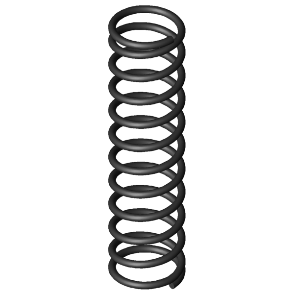CAD kép nyomórugók D-021D