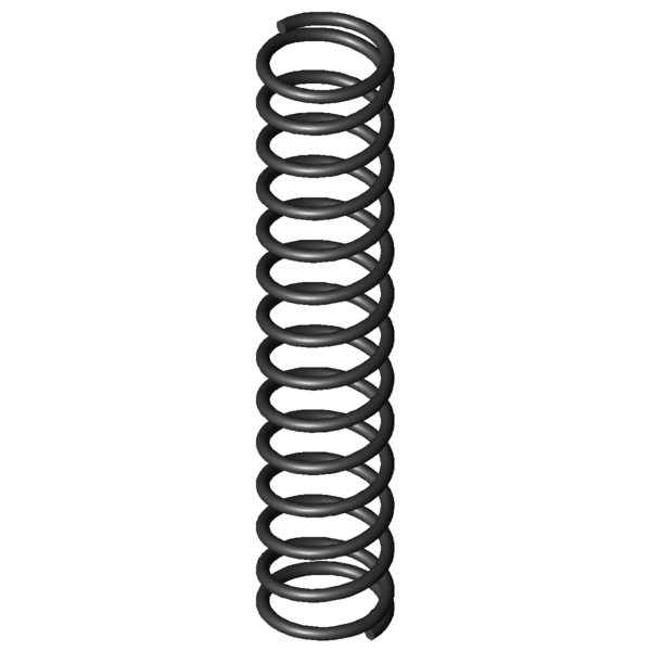 Imagen CAD Muelles de compresión D-021E