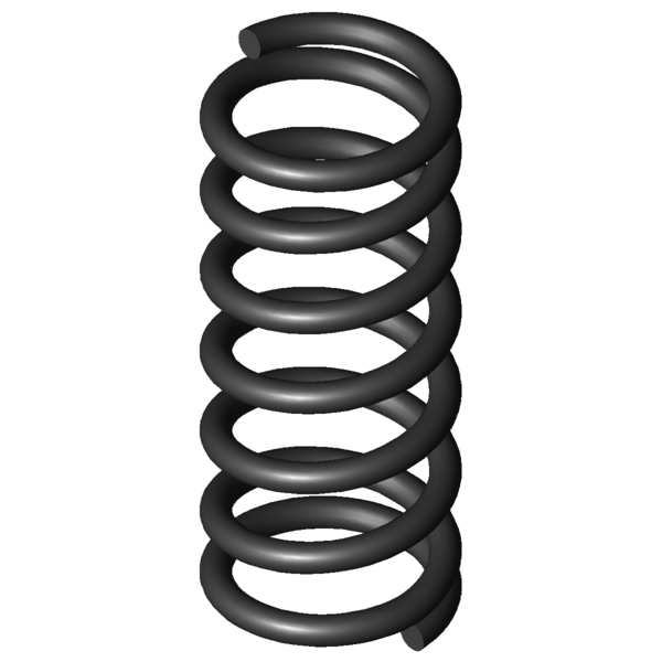 CAD image Compression springs D-026C