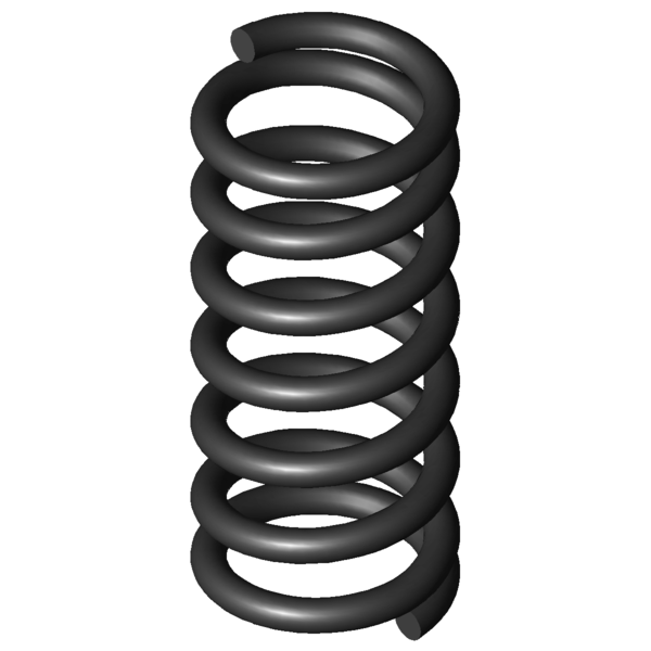 Imagem CAD Molas de compressão D-026H