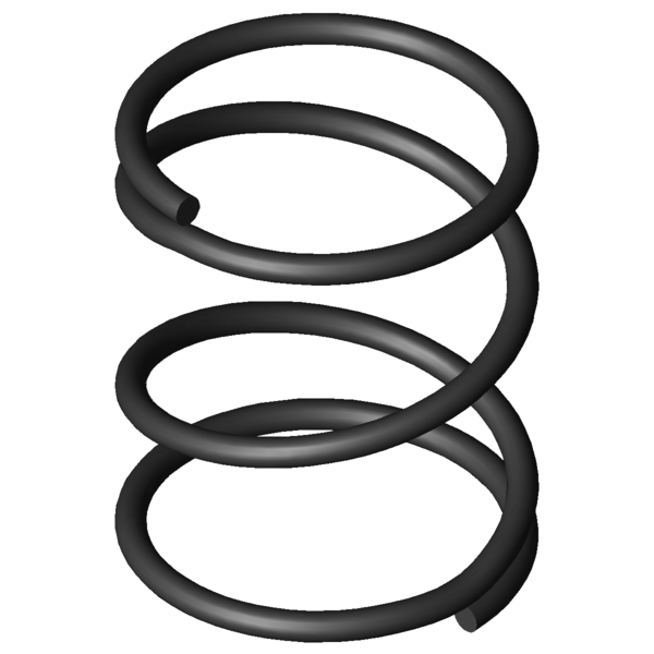 Immagine CAD Molle a compressione D-026Q-10