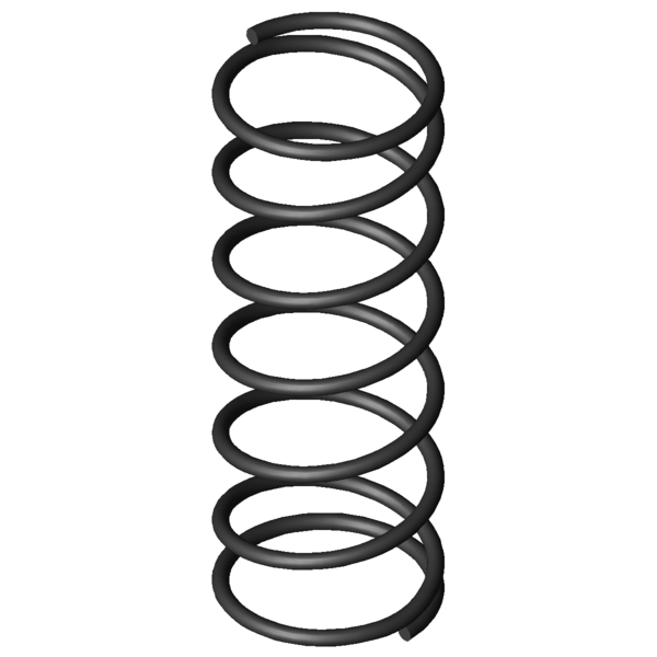 Immagine CAD Molle a compressione D-026R-02