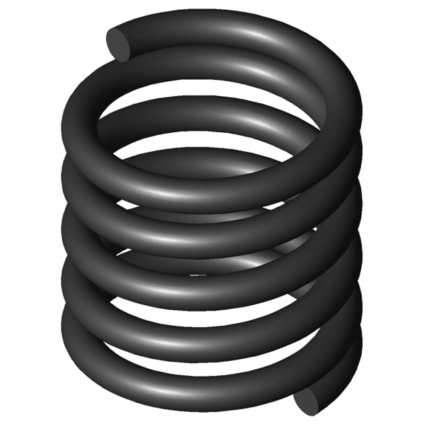 CAD image Compression springs D-026R-20