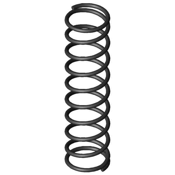 CAD image Compression springs D-035A