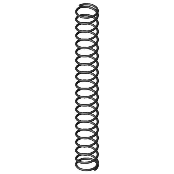 Imagem CAD Molas de compressão D-037