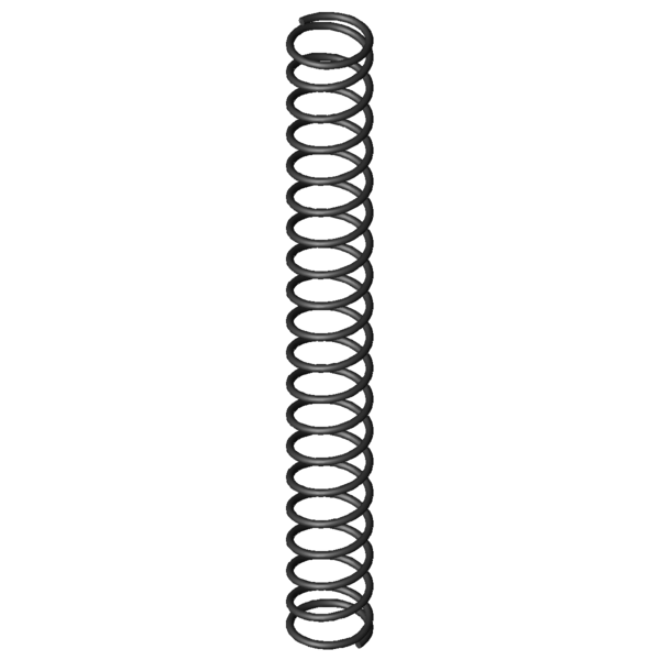 CAD image Compression springs D-037A