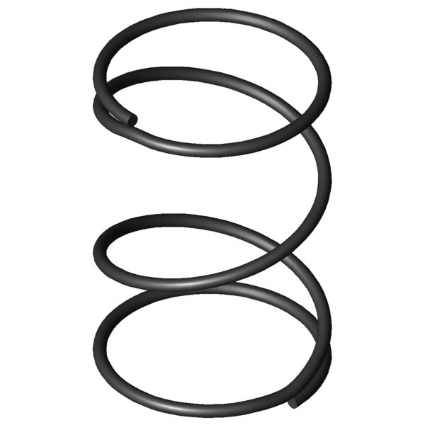 Immagine CAD Molle a compressione D-042F-08