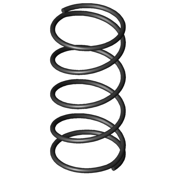 Immagine CAD Molle a compressione D-042J-01