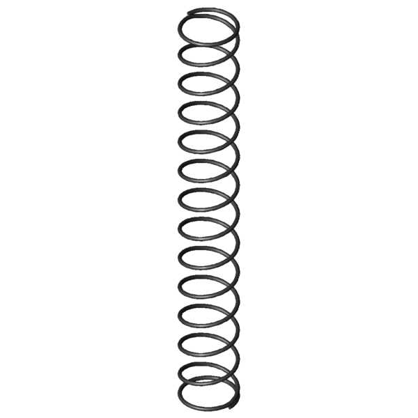 Imagem CAD Molas de compressão D-042J-04