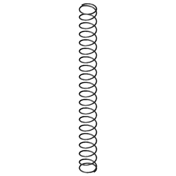 Imagem CAD Molas de compressão D-042J-05