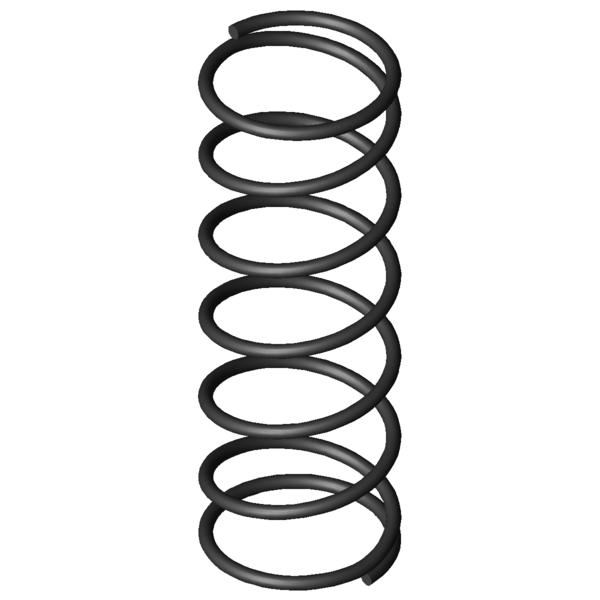 Imagem CAD Molas de compressão D-044