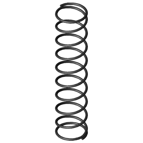 Obraz CAD Sprezyny naciskowe D-045A