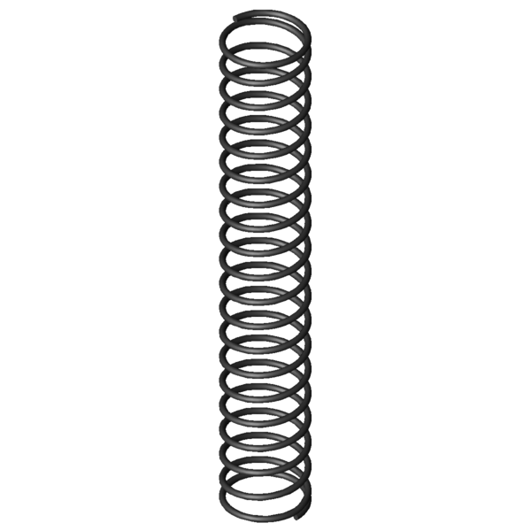 Imagem CAD Molas de compressão D-046A