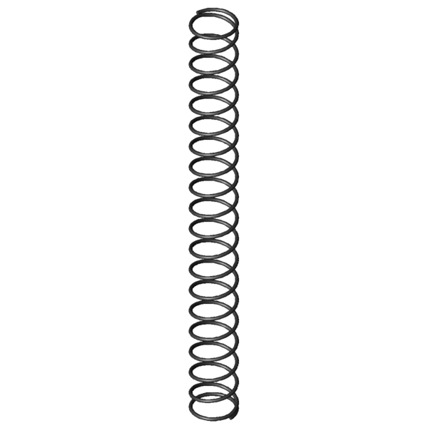 Imagem CAD Molas de compressão D-047
