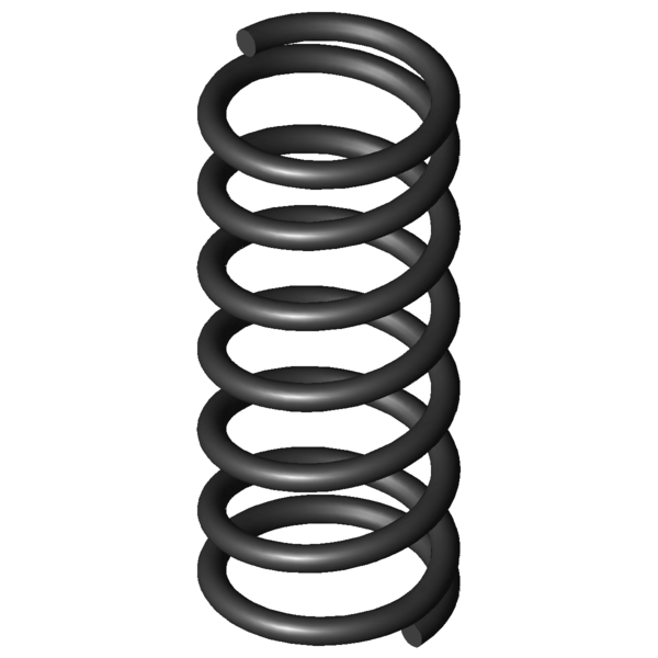 CAD image Compression springs D-054A