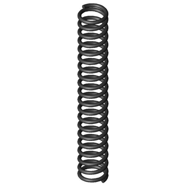 CAD image Compression springs D-057E