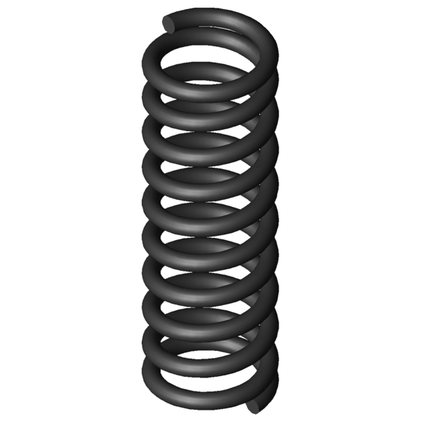 CAD image Compression springs D-061