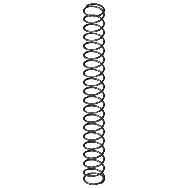 Imagen CAD Muelles de compresión D-068