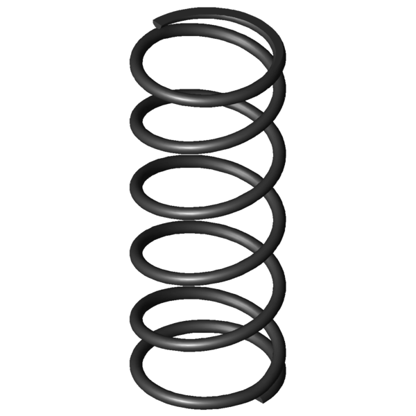 CAD image Compression springs D-068A-12